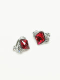 Boucles d'oreilles rubis