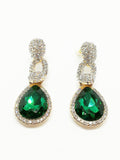 BB3 - Boucles d'oreilles émeraude et diamants