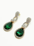 BB3 - Boucles d'oreilles émeraude et diamants