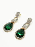 BB3 - Boucles d'oreilles émeraude et diamants