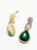 BB3 - Boucles d'oreilles émeraude et diamants