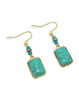 Boucles d'oreilles turquoise