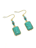 Boucles d'oreilles turquoise