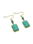 Boucles d'oreilles turquoise