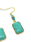 Boucles d'oreilles turquoise