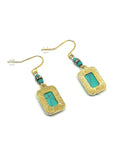 Boucles d'oreilles turquoise