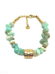 Bracelet pierre amazonite