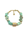 Bracelet pierre amazonite