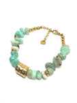 Bracelet pierre amazonite