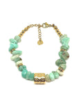 Bracelet pierre amazonite