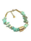 Bracelet pierre amazonite