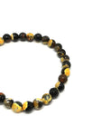 Bracelet perles naturelles Jaspe bourdon 6mm (Véritable)