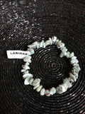 Bracelet en pierres naturelles Larimar