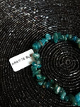 Bracelet en pierres naturelles Apatite Bleu