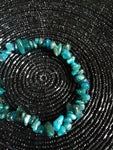 Bracelet en pierres naturelles Apatite Bleu