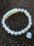 Bracelet perles opaline