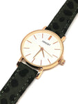 Montre léopard vert