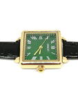 Montre cadran vert pour femme