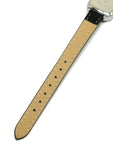 Montre femme strass bracelet cuir noir