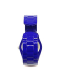 Montre femme bracelet bleu foncé