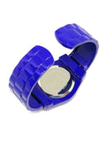 Montre femme bracelet bleu foncé