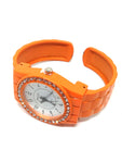 Montre femme bracelet orange