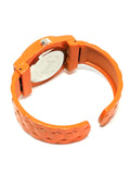 Montre femme bracelet orange