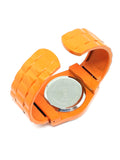 Montre femme bracelet orange