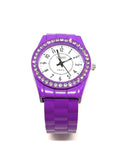 Montre femme bracelet violet