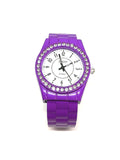 Montre femme bracelet violet