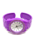 Montre femme bracelet violet