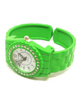 Montre femme bracelet vert