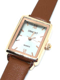 Montre cuir marron