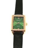 Montre femme cadran vert