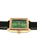 Montre femme cadran vert