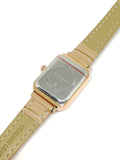 Montre cuir beige