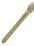 Montre cuir beige