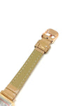 Montre cuir beige