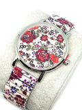 Montre Fleurie Femme