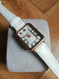 Montre femme chiffre romain - Blanc