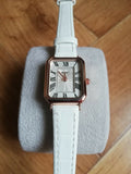 Montre femme chiffre romain - Blanc