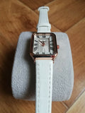 Montre femme chiffre romain - Blanc