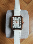 Montre femme chiffre romain - Blanc