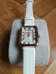 Montre femme chiffre romain - Blanc