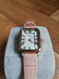 Montre femme chiffre romain - Rose