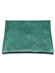 Porte monnaie cuir vert 
