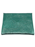 Porte monnaie cuir vert 
